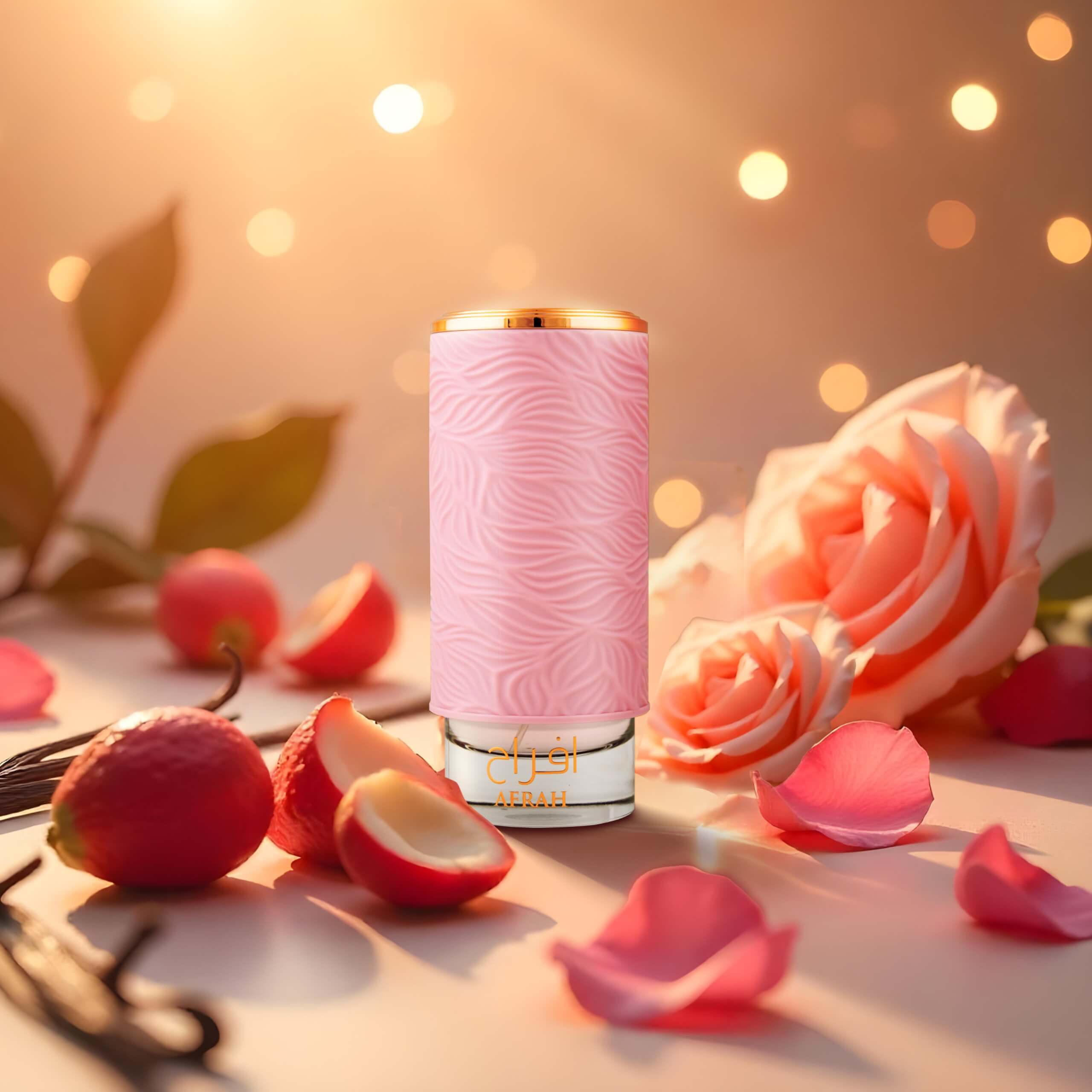 Mamlakat Al Oud Afraah Sensual perfume close up bottle design luxury scent