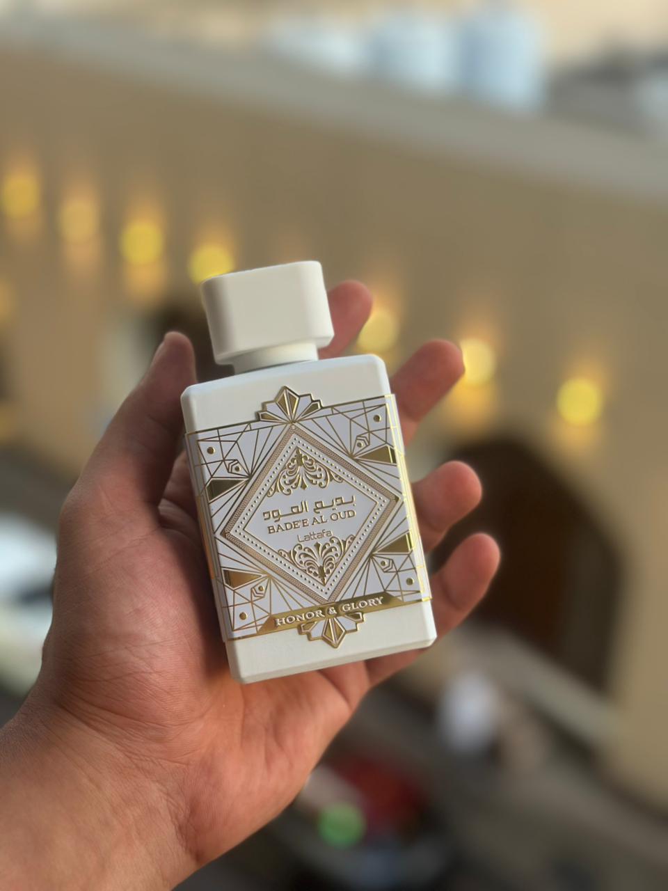 Premium unisex perfume Lattafa Badee Al Oud Honor and Glory
