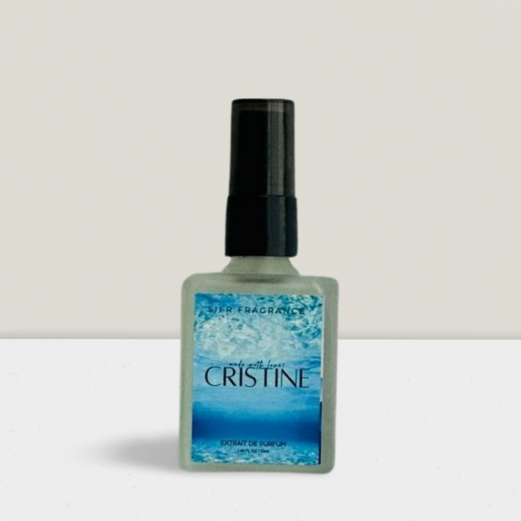Cristine 10ml perfume bottle – fresh aquatic citrus fragrance for daily wear