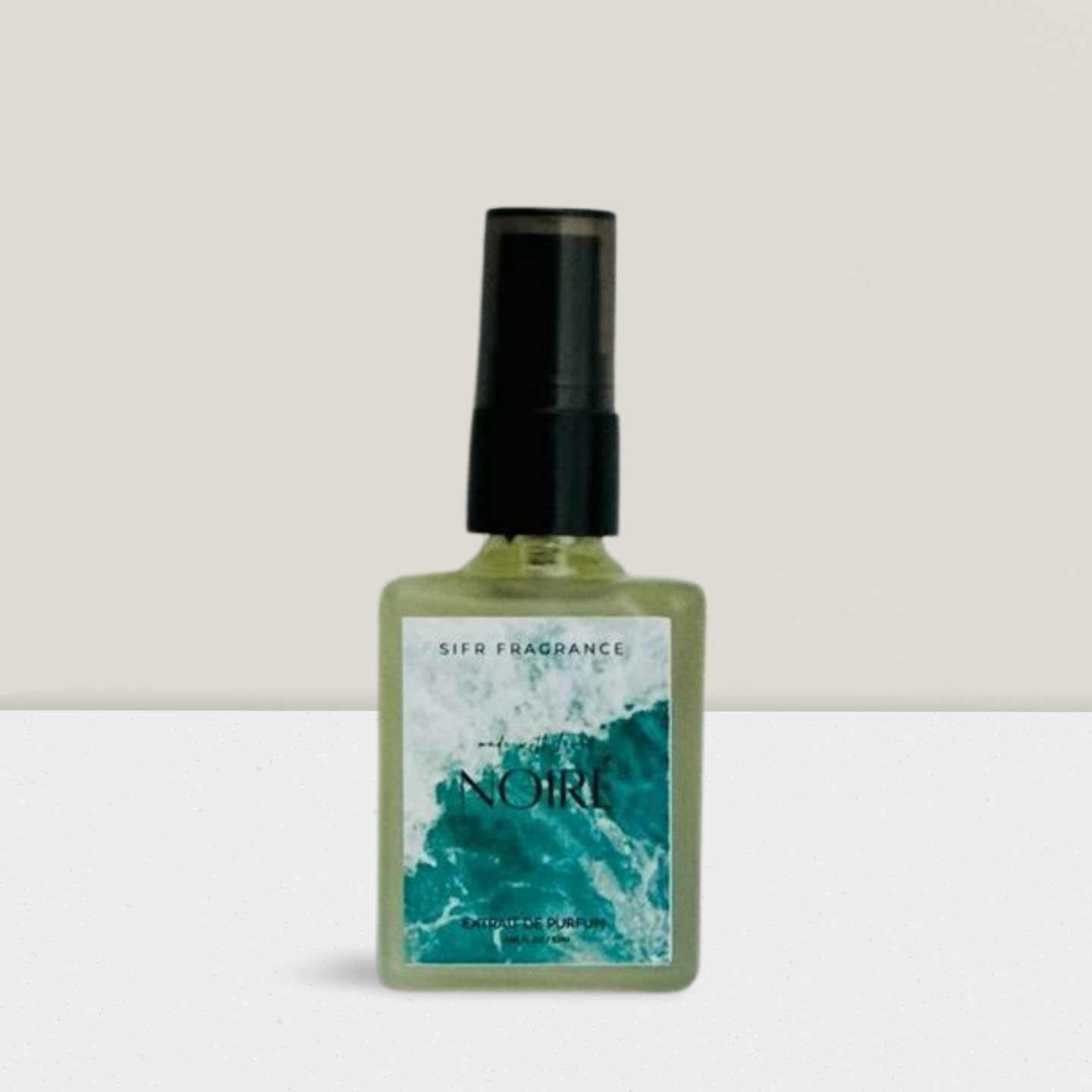 Noire 10ml perfume bottle – fruity floral and musky amber fragrance by Sifr Fragrances