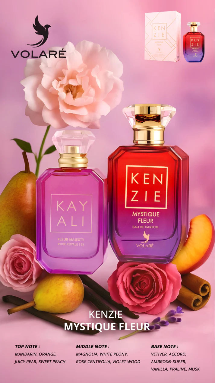 Luxury rose perfume inspired by Kayali Royal Rose Majesty