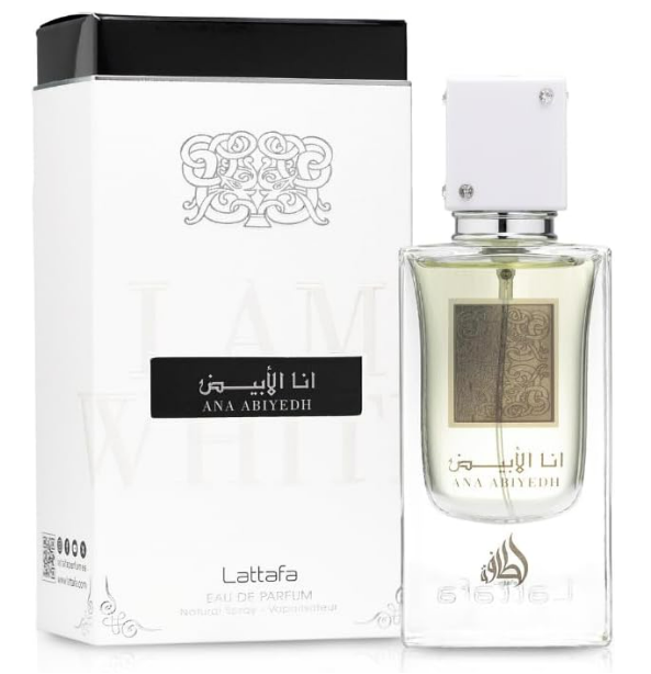 Lattafa Ana Abiyedh perfume bottle luxury Arabic fragrance India