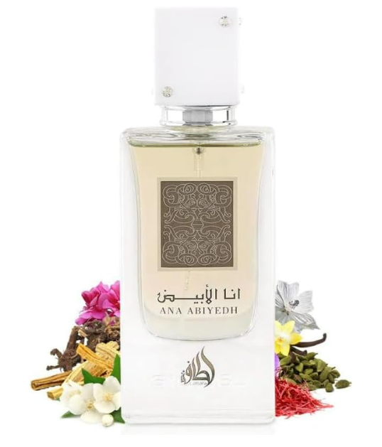Lattafa Ana Abiyedh Eau de Parfum packaging premium unisex perfume