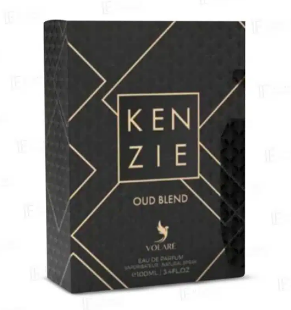 Kenzie Oud Blend by Volaré Perfumes premium packaging