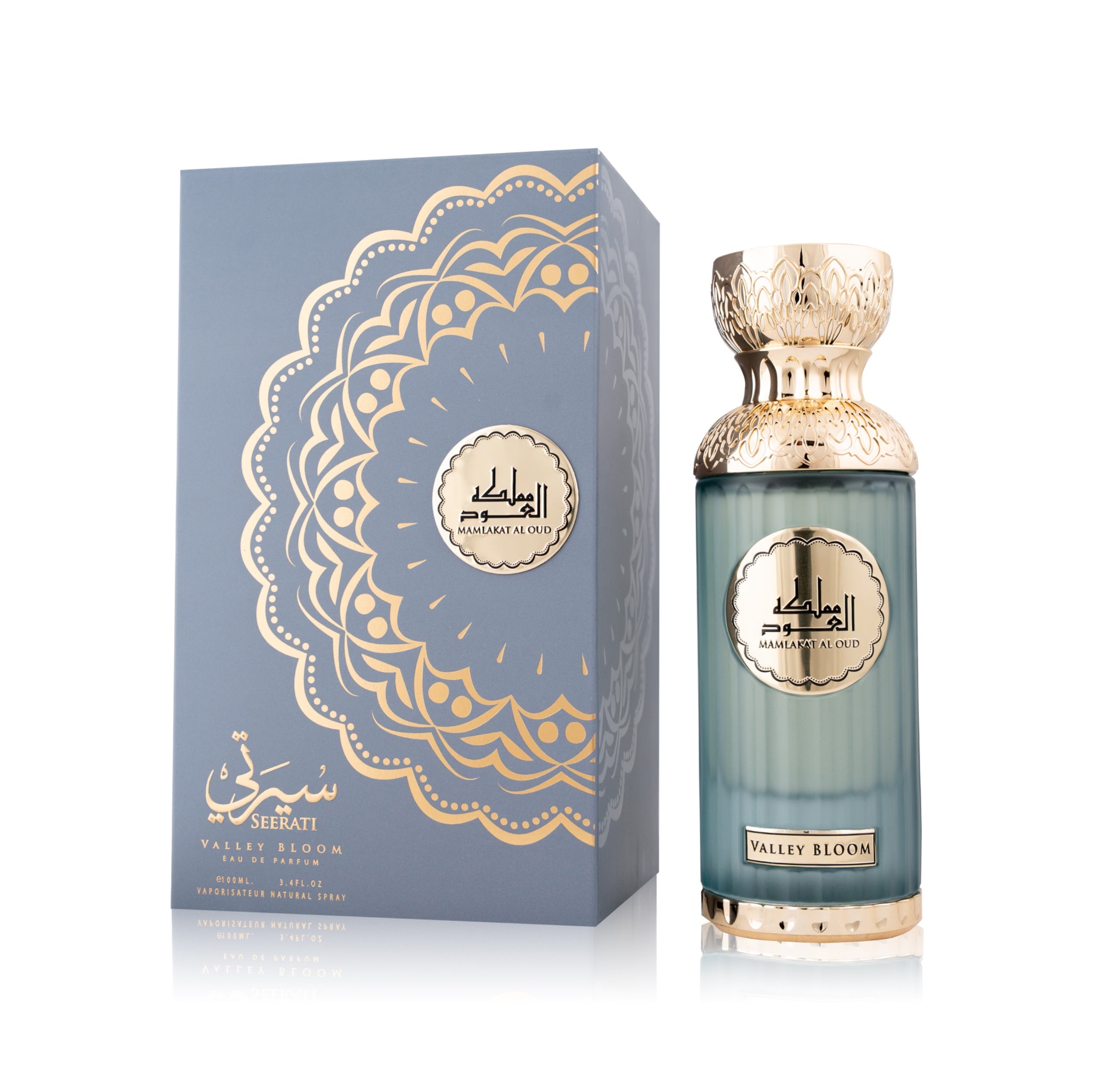Surrati Valley Bloom by Mamlakat Al Oud premium packaging