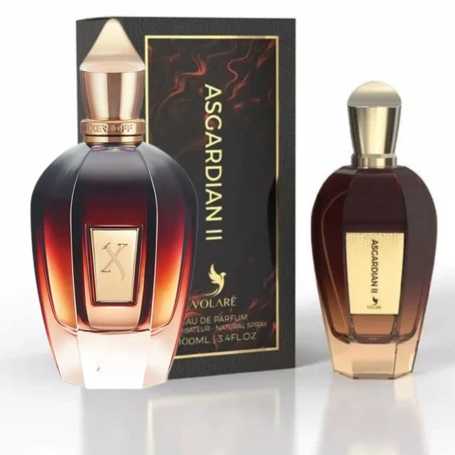 Luxury woody amber perfume Volaré Asgardian II alexandria ii inspired