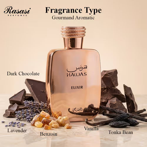 Rasasi Hawas Elixir Eau de Parfum for women and men