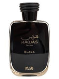 Rasasi Hawas Black EDP for Men (100 ml)