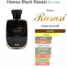 Rasasi Hawas Black EDP for Men (100 ml)