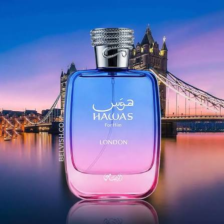 Rasasi Hawas London Eau de Parfum 100ml bottle